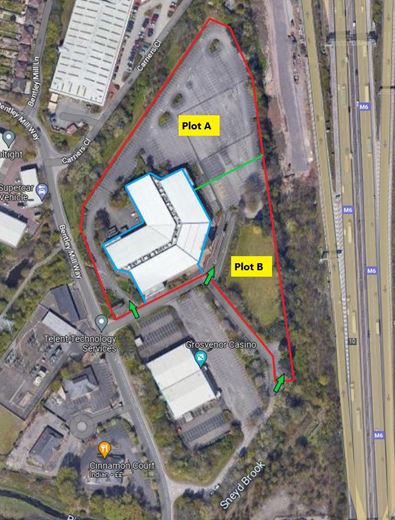 1.6 to 4.4 acres , J10 M6 OPEN STORAGE SITE, Bentley Mill Way WS2 - Available
