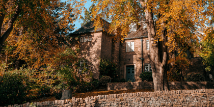 Stunning trees and home off Stumperlowe Crescent