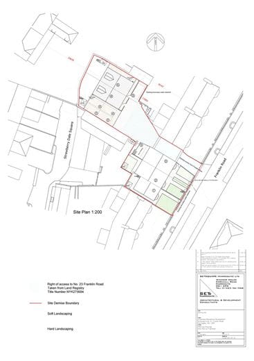  bedroom development plot, Residential Development Opportunity, Franklin Road/Strawberry Dale Square HG1 - Available