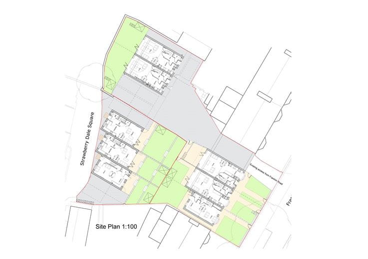  bedroom development plot, Residential Development Opportunity, Franklin Road/Strawberry Dale Square HG1 - Available