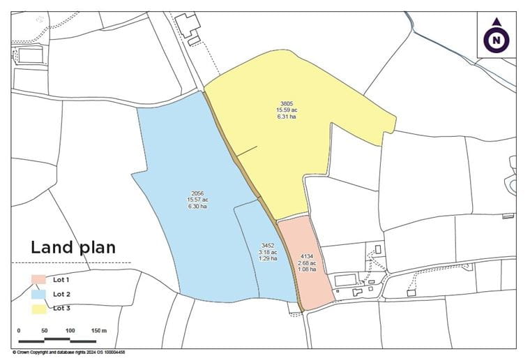 2.7 acres Land, Lot 1: Land At Higher Coombe Farm, Tipton St. John EX10 - Sold STC