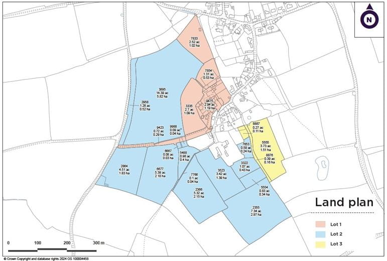 4.4 acres Land, Lot 3: Land At Manor Farm, Alhampton BA4 - Sold STC