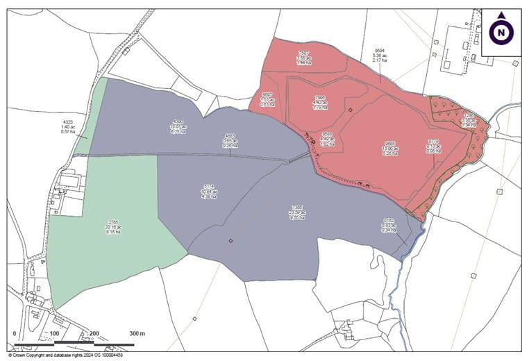 21.6 acres Land, Lot 8: Land To The North Of Lower Kingdon, Bideford EX39 - Sold STC